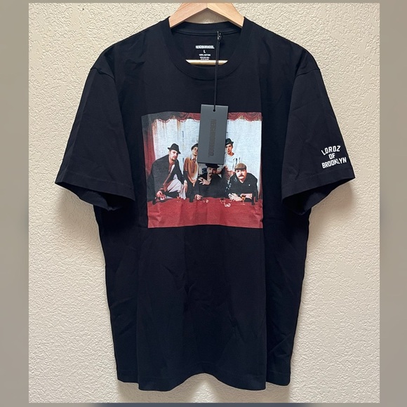 Neighborhood Men's x Lordz of Brooklyn 3 T-Shirt Black Color Size Large - Picture 1 of 10